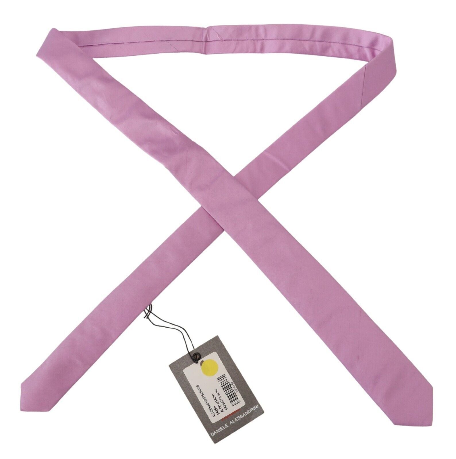 Daniele Alessandrini Pink Classic Men Necktie Accessory Silk Tie - ClickThatClicks 
