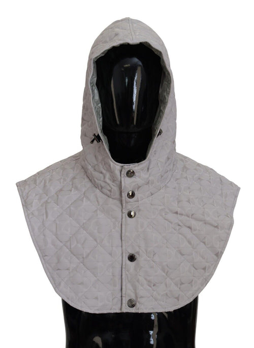 Dolce & Gabbana White Quilted Whole Head Wrap One Size Nylon Hat - ClickThatClicks 