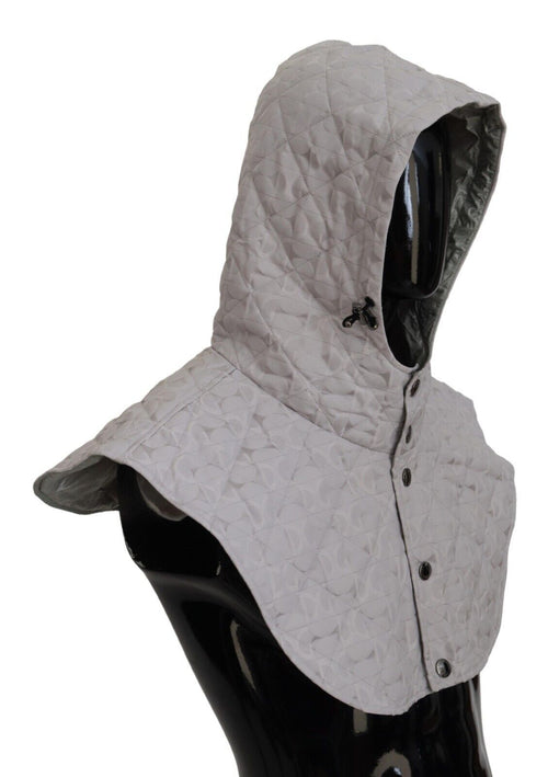 Dolce & Gabbana White Quilted Whole Head Wrap One Size Nylon Hat - ClickThatClicks 