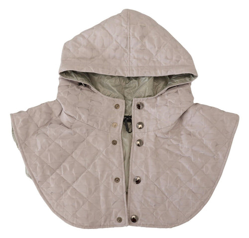 Dolce & Gabbana White Quilted Whole Head Wrap One Size Nylon Hat - ClickThatClicks 