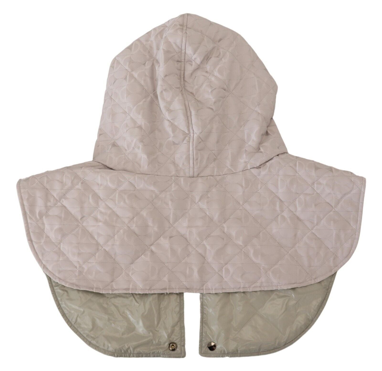 Dolce & Gabbana White Quilted Whole Head Wrap One Size Nylon Hat - ClickThatClicks 