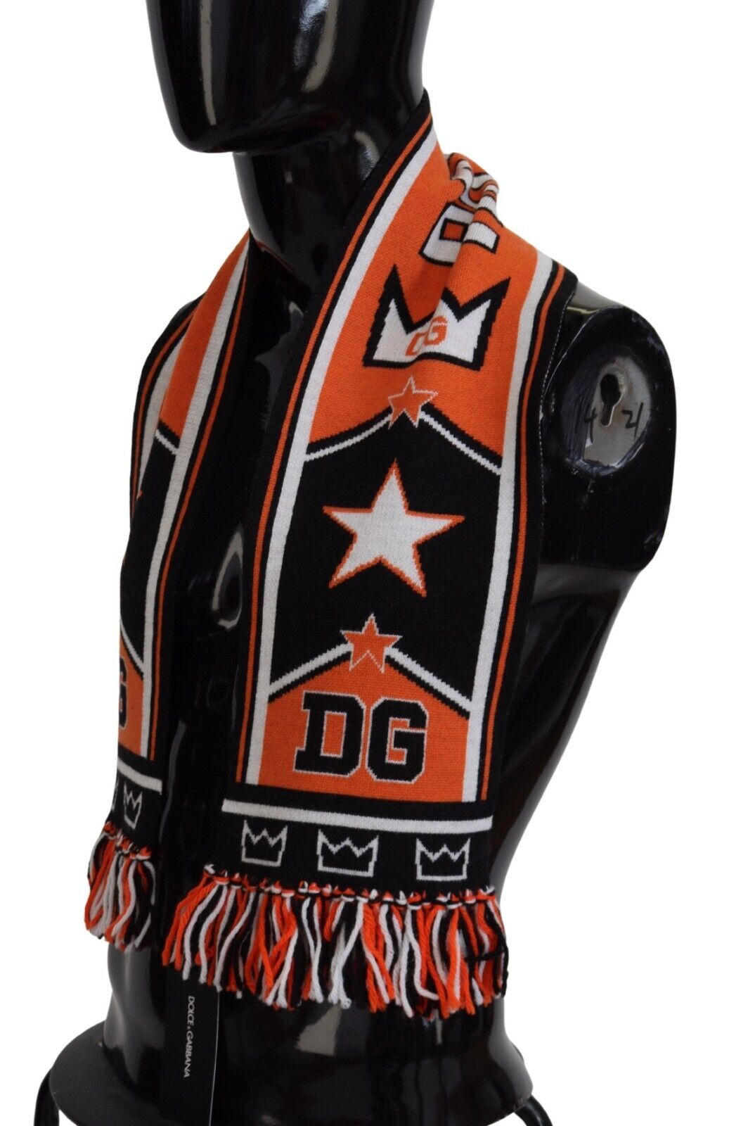Dolce & Gabbana Multicolor DG Logo Printed Men Neck Wrap Shawl Scarf - ClickThatClicks 