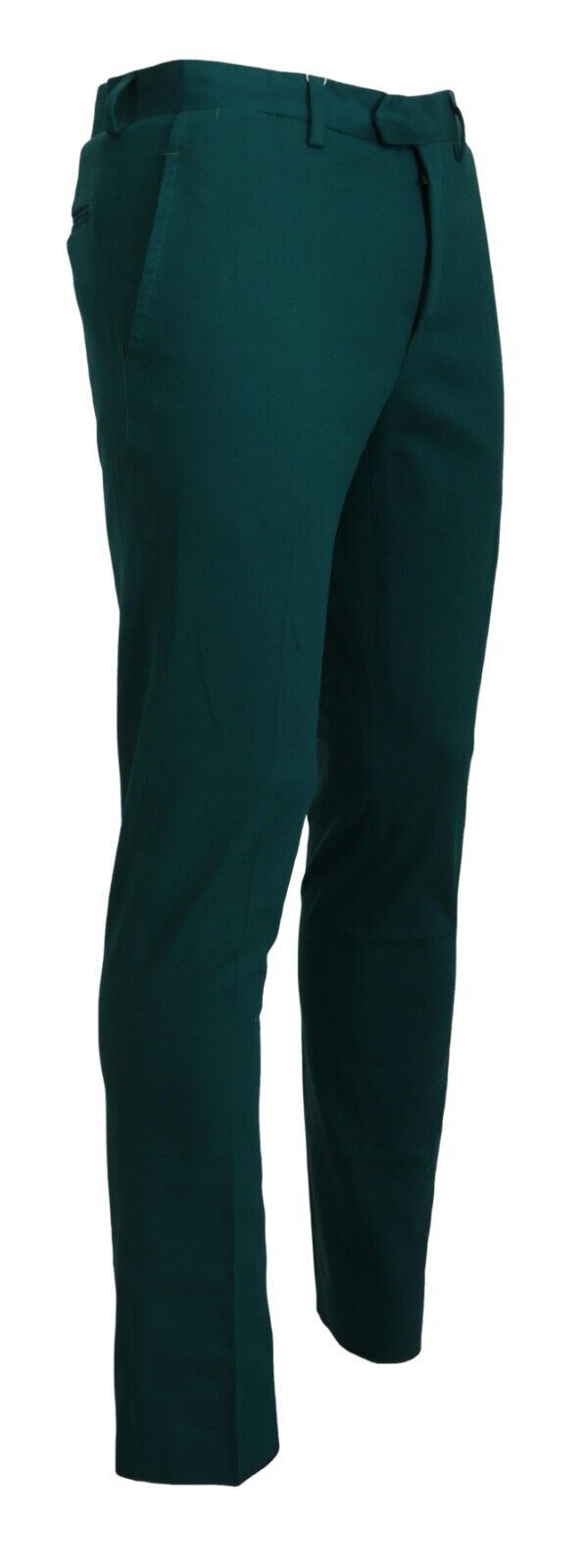 BENCIVENGA Green Straight Fit Men Formal Trousers Pants - ClickThatClicks 