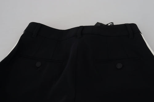 Dolce & Gabbana Black High Waist Women Pants - ClickThatClicks 
