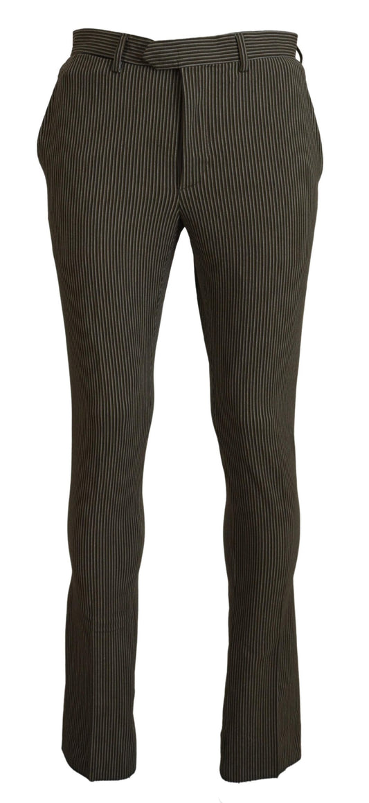 BENCIVENGA Multicolor Striped Pure Cotton Men Pants - ClickThatClicks 