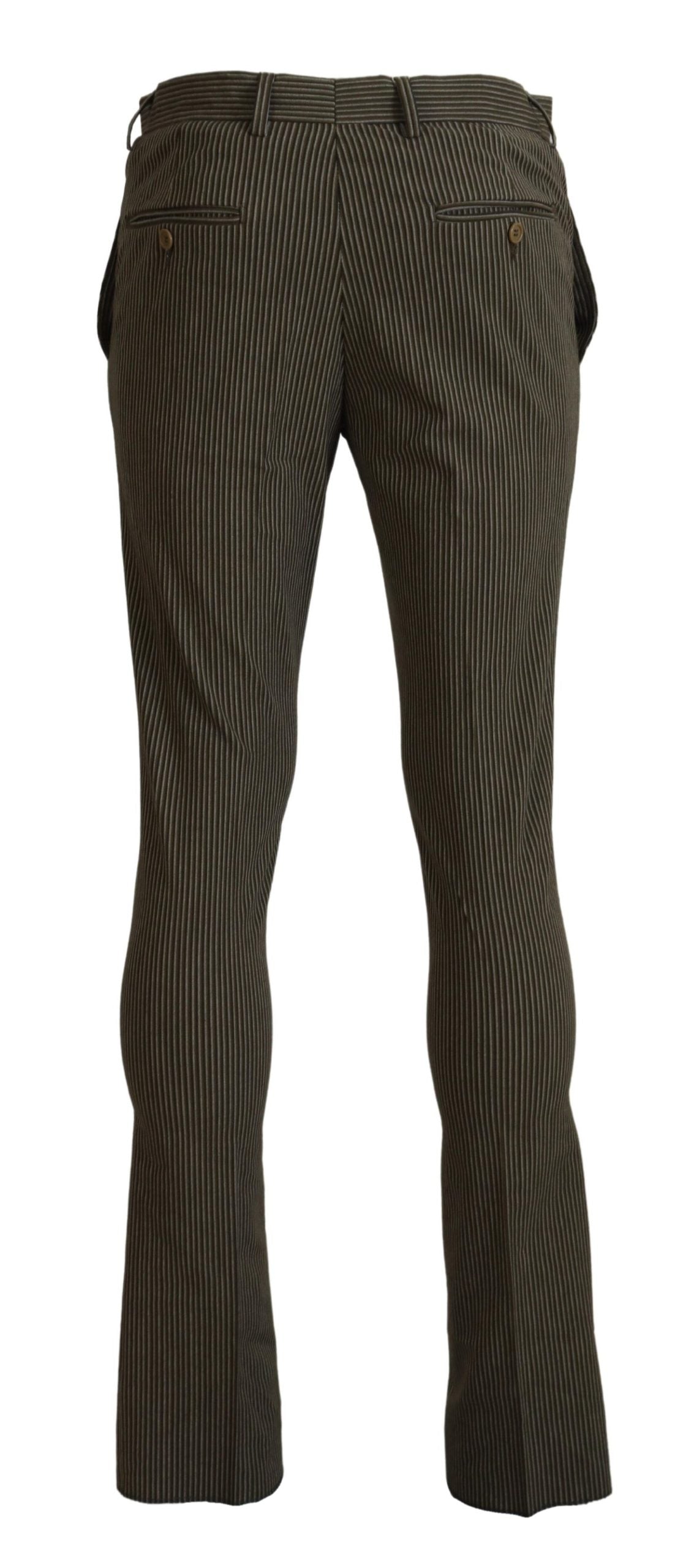 BENCIVENGA Multicolor Striped Pure Cotton Men Pants - ClickThatClicks 