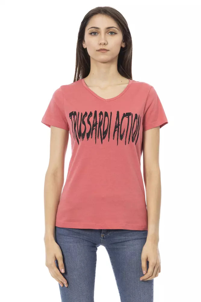 Trussardi Action Multicolor Cotton Women Top - ClickThatClicks 