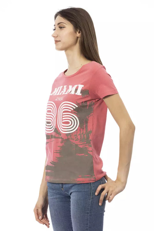 Trussardi Action Multicolor Cotton Women T-Shirt - ClickThatClicks 