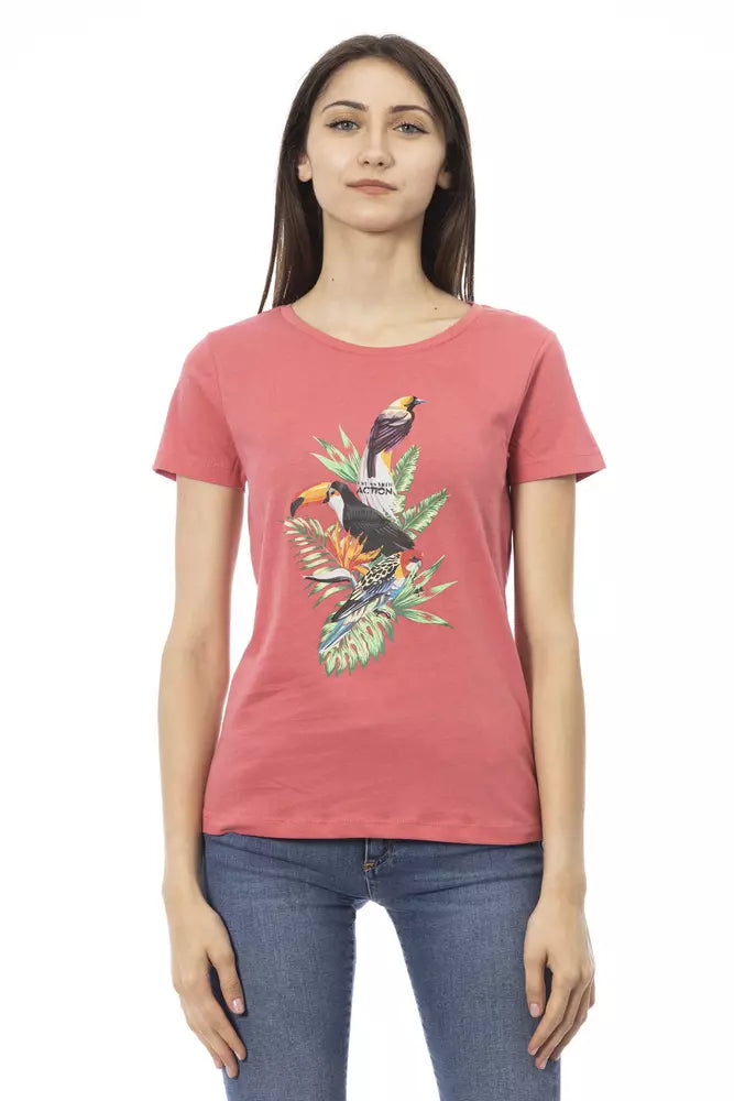 Trussardi Action Multicolor Cotton T-Shirt