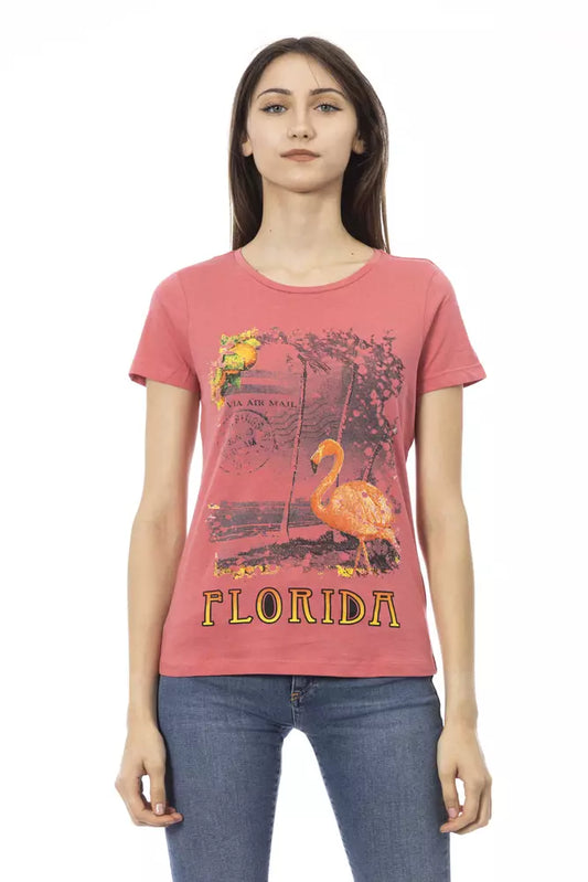 Trussardi Action Multicolor Cotton Women T-Shirt - ClickThatClicks 