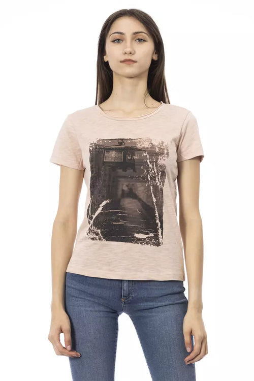 Trussardi Action Multicolor Cotton Women T-Shirt - ClickThatClicks 