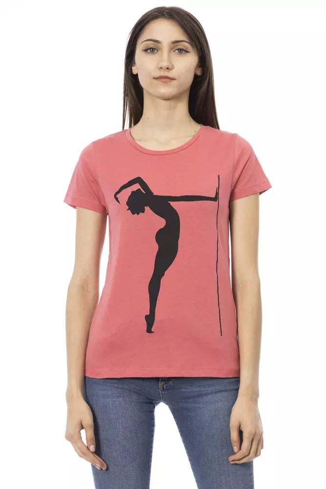 Trussardi Action Multicolor Cotton Women T-Shirt - ClickThatClicks 