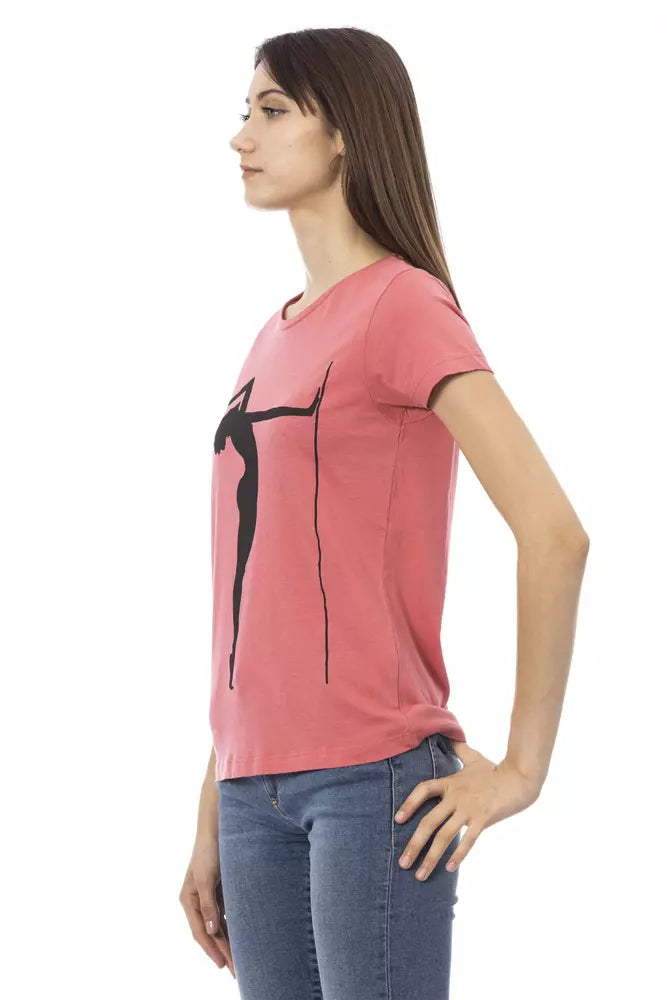 Trussardi Action Multicolor Cotton Women T-Shirt - ClickThatClicks 