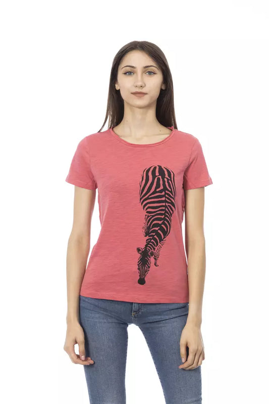 Trussardi Action Multicolor Cotton Women T-Shirt - ClickThatClicks 