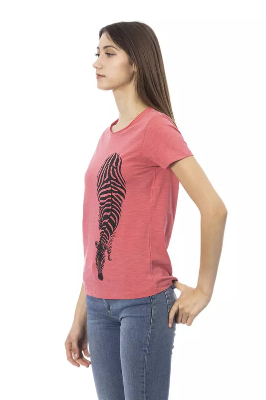 Trussardi Action Multicolor Cotton Women T-Shirt - ClickThatClicks 