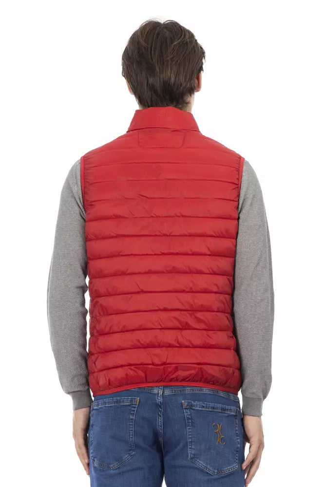 Ciesse Outdoor Red Polyester Men's Sleeveless Jacket - ClickThatClicks 