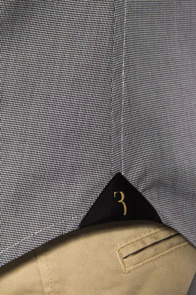 Billionaire Italian Couture Black Cotton Men Shirt - ClickThatClicks 