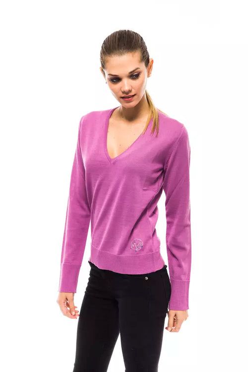 Montana Blu Multicolor Wool Women Sweater - ClickThatClicks 