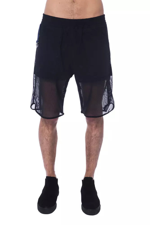 Nicolo Tonetto Black Polyester Men Short - ClickThatClicks 