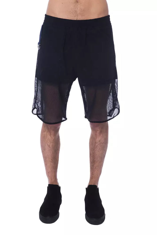 Nicolo Tonetto Black Polyester Men Short - ClickThatClicks 