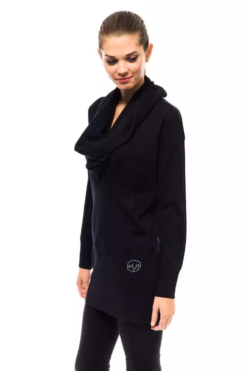 Montana Blu Blue Wool Women Sweater - ClickThatClicks 