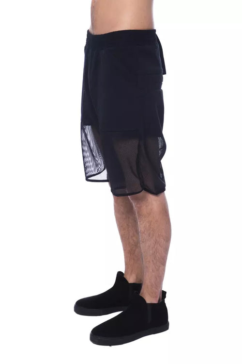 Nicolo Tonetto Black Polyester Men Short - ClickThatClicks 