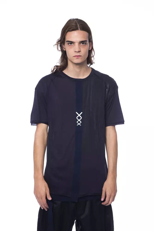 Nicolo Tonetto Blue Cotton Men T-Shirt - ClickThatClicks 