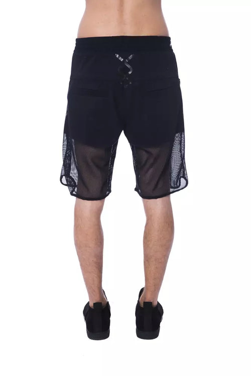 Nicolo Tonetto Black Polyester Men Short - ClickThatClicks 