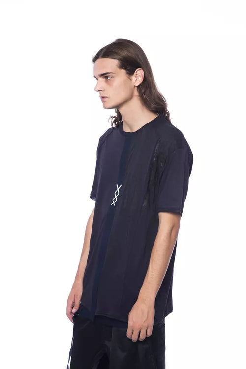 Nicolo Tonetto Blue Cotton Men T-Shirt - ClickThatClicks 