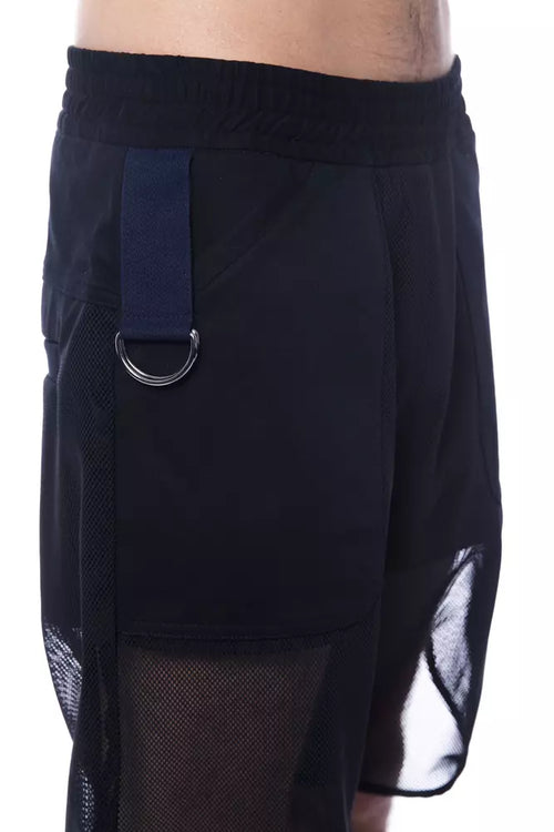 Nicolo Tonetto Black Polyester Men Short - ClickThatClicks 