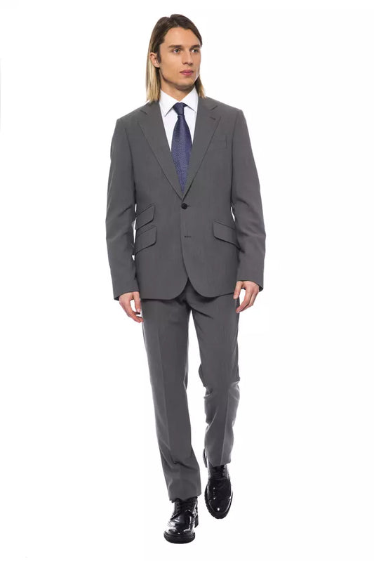 Billionaire Italian Couture Gray Wool Men's Blazer - ClickThatClicks 