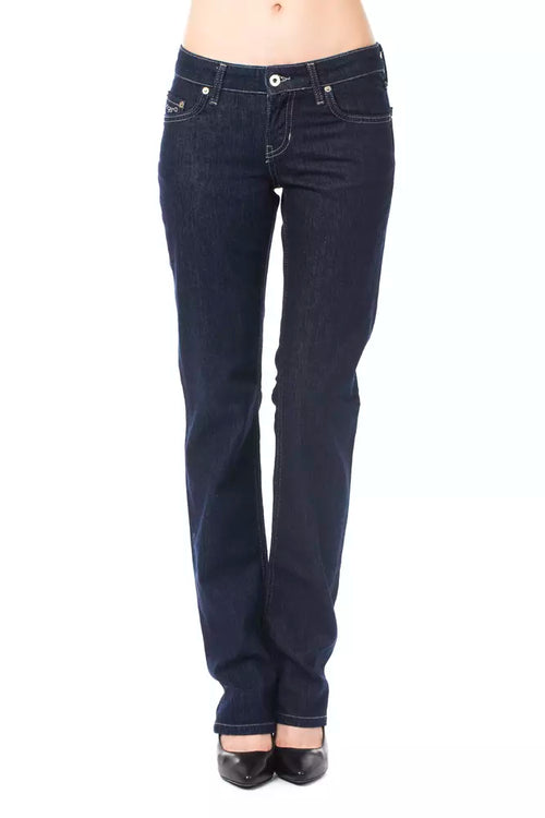 Ungaro Fever Blue Cotton Women's Jeans - ClickThatClicks 