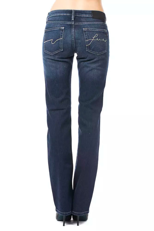 Ungaro Fever Blue Cotton Women Jeans - ClickThatClicks 