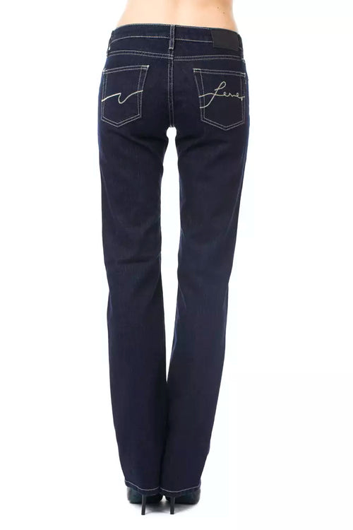 Ungaro Fever Blue Cotton Women Jeans - ClickThatClicks 