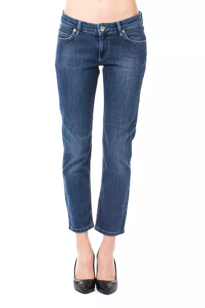 Ungaro Fever Light Blue Cotton Jeans Denim