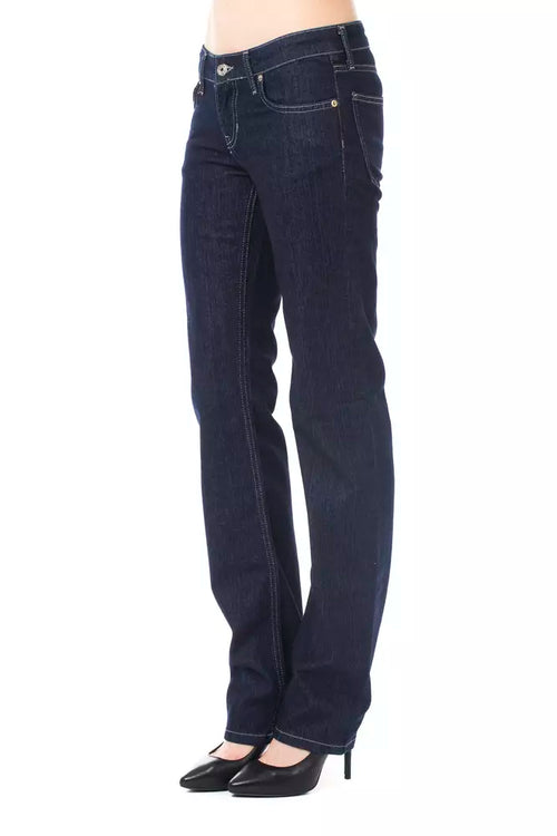 Ungaro Fever Blue Cotton Women's Jeans - ClickThatClicks 