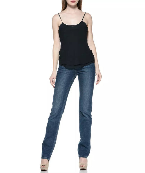 Ungaro Fever Blue Cotton Women Jeans - ClickThatClicks 