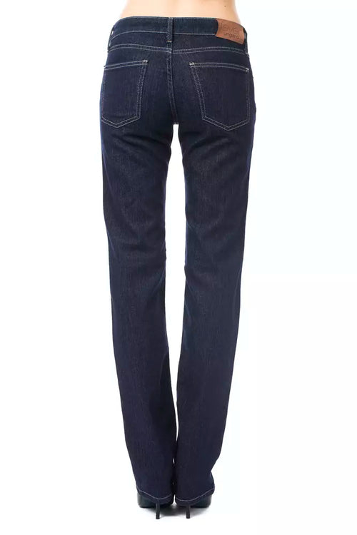 Ungaro Fever Blue Cotton Women's Jeans - ClickThatClicks 