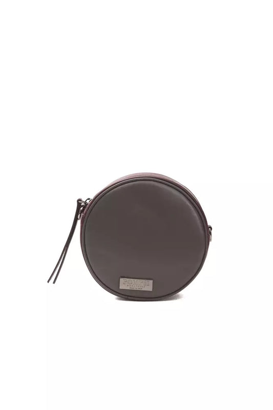 Pompei Donatella Burgundy Leather Crossbody Bag - ClickThatClicks 