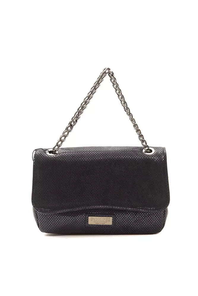 Pompei Donatella Blue Leather Women Crossbody Bag - ClickThatClicks 