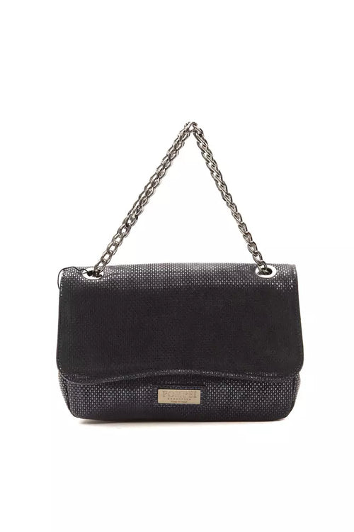 Pompei Donatella Blue Leather Women Crossbody Bag - ClickThatClicks 