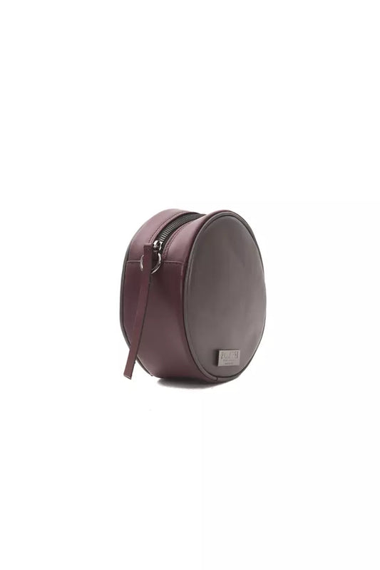 Pompei Donatella Burgundy Leather Crossbody Bag - ClickThatClicks 