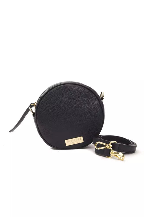 Pompei Donatella Gray Leather Women Crossbody Bag - ClickThatClicks 