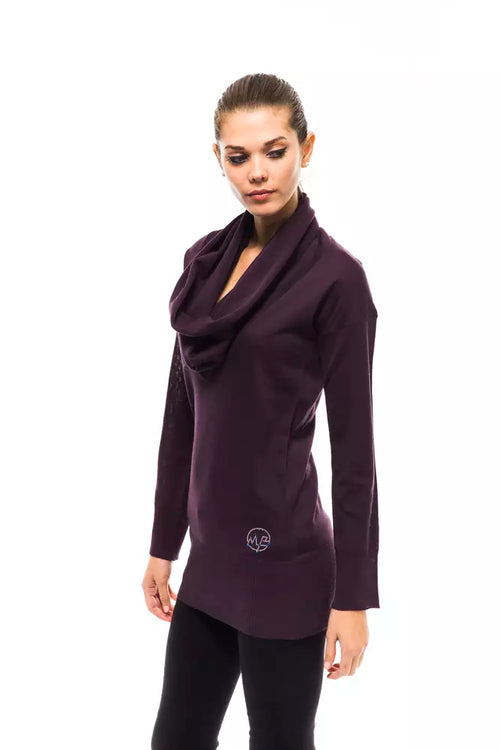 Montana Blu Purple Wool Women Sweater - ClickThatClicks 
