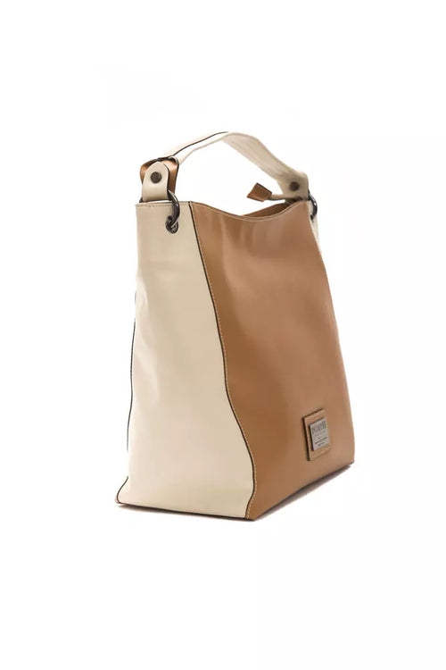Pompei Donatella Brown Leather Women Shoulder Bag - ClickThatClicks 