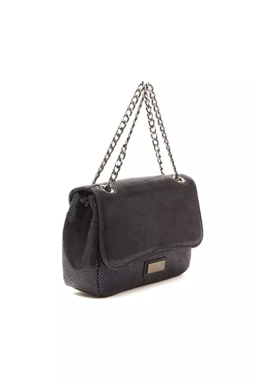 Pompei Donatella Blue Leather Women Crossbody Bag - ClickThatClicks 