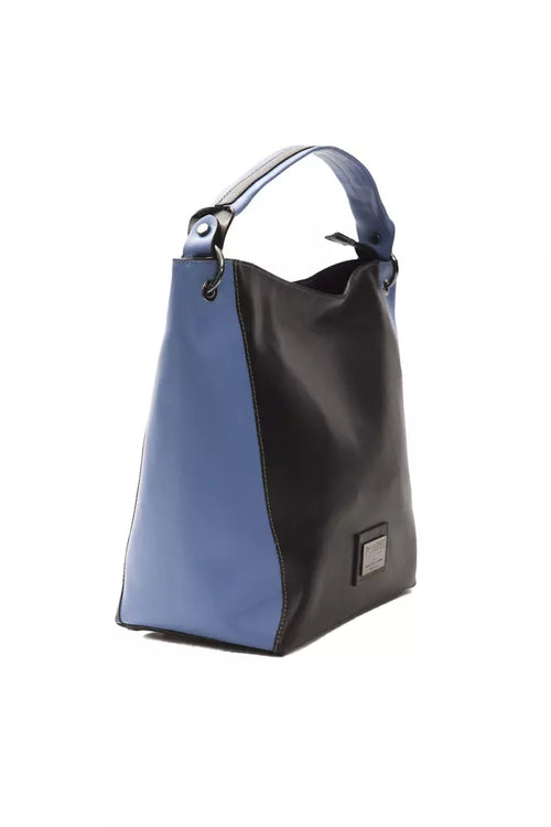 Pompei Donatella Black Leather Women Shoulder Bag - ClickThatClicks 