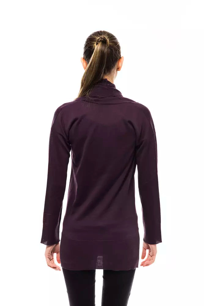 Montana Blu Purple Wool Women Sweater - ClickThatClicks 