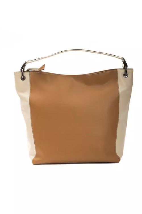 Pompei Donatella Brown Leather Women Shoulder Bag - ClickThatClicks 