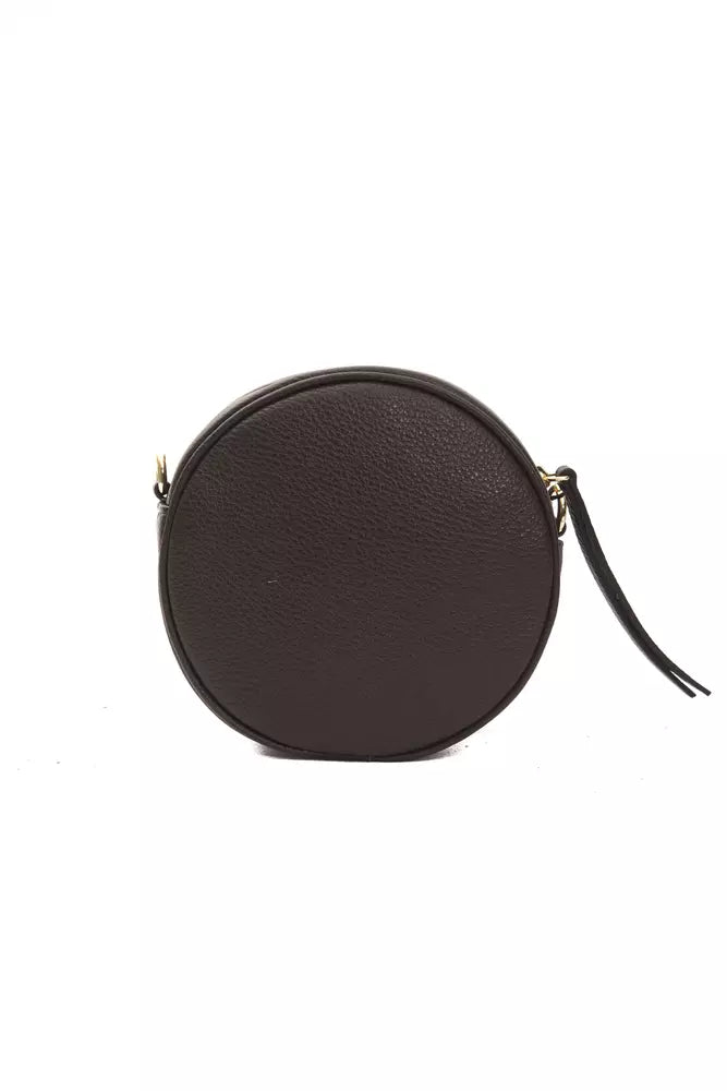Pompei Donatella Brown Leather Women Crossbody Bag - ClickThatClicks 